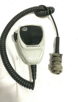 Motorola Palm Mobile Radio Microphone Potato Style Vmn1035a 6 - Pin Vintage