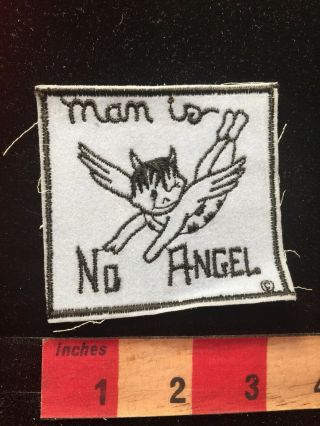 Vintage Man Is No Angel Patch 79v6