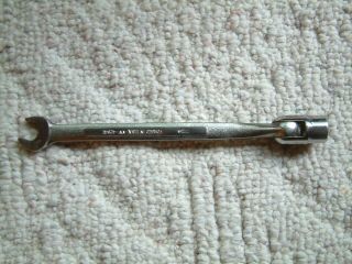 Vintage Craftsman Combination Wrench 42545 Flex Open - End Socket Type - Vv -