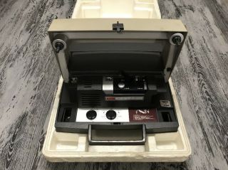 Vintage Kodak Caralux 8 Vintage Motorized Film Projector Made In Usa 8mm