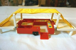 Vintage Fisher Price 1979 Pop Up Camper With Canvas Tent 992