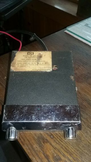 Vintage IDI brand FM CONVERTER made in HONG KONG for AM Car Radios 3