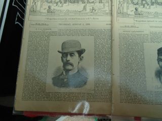 VINTAGE CRICKET WEEKLY RECORD OF THE GAME 1883 SEVEN ISSUES 4