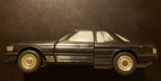 Vintage 1984 Bandai Black Mercedes Car Gobot Transformer