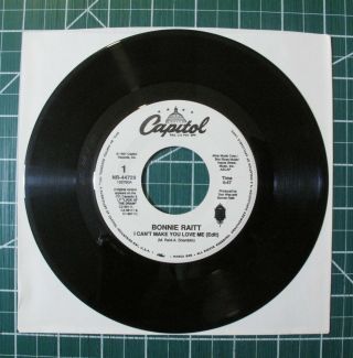 Vintage 45 Rpm Promo Bonnie Raitt I Can 