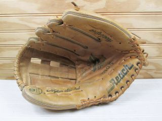 Vintage Reach 8195 Baseball Glove Ball Mitt H Design Rht Model 12 " Korea