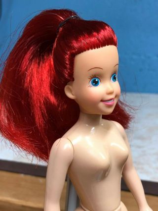 Vintage 1990 ' s Disney The Little Mermaid Princess Ariel Doll Nude 4