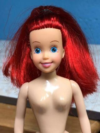 Vintage 1990 ' s Disney The Little Mermaid Princess Ariel Doll Nude 5