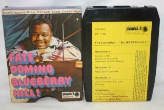 Vintage 8 Track Fats Domino Blueberry Hill Pickwick P8 - 1136 8 - 2