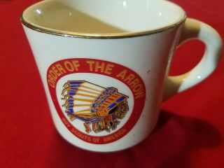Vintage Order Of The Arrow Coffee Mug Boy Scouts