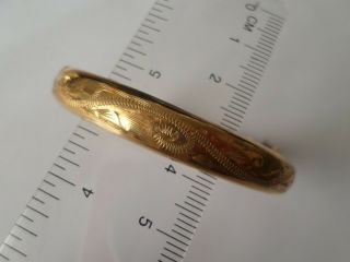 Vintage 1/20 9ct Rolled Gold Bangle (bracelet)