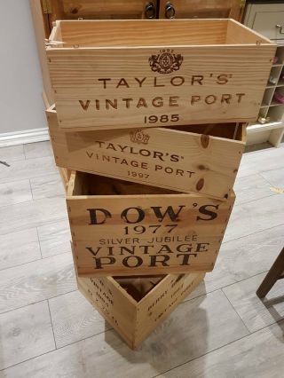 Mixed Size Vintage Port Box - Reclaimed Crate Vintage Shabby Chic Home Storage