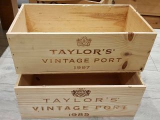 MIXED SIZE VINTAGE PORT box - Reclaimed Crate Vintage Shabby Chic Home Storage 2