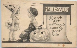 Vintage Halloween Postcard " Don 