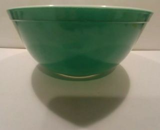 Vintage 1950’s Pyrex 2.  5 Qt Green Bowl 403.  Made In U.  S.  A.  Ovenware