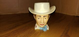 Vintage F&f Plastic Roy Rogers Western Cowboy Cup