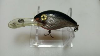 Rebel Bait Co,  Double Deep Wee R,  Silver/black Back,  Red Throat,  Cir 90 