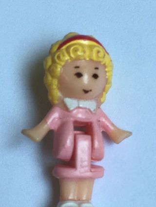 ✨ 1989 Vintage Bluebird Polly’s Studio Flat Replacement POLLY Pocket DOLL FIGURE 4