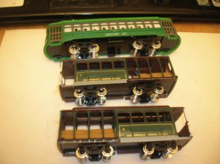 3 Vtg Ho Scale Cable Cars Or Trolleys