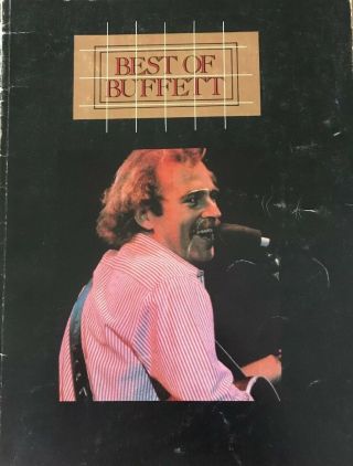 Vintage 1982 Best Of Jimmy Buffett Songbook Song Book Sheet Music Plus Photos