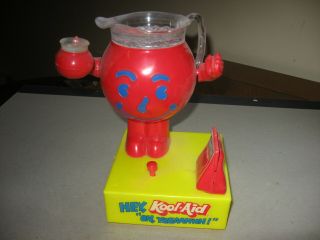 Vintage 1970s Kool - Aid Mechanical Action Coin Bank