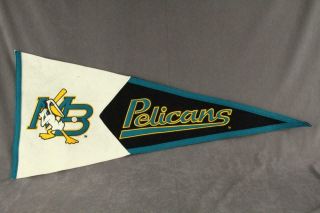 Myrtle Beach Pelicans Vintage Carolina Champions Minor League Baseball Pennant