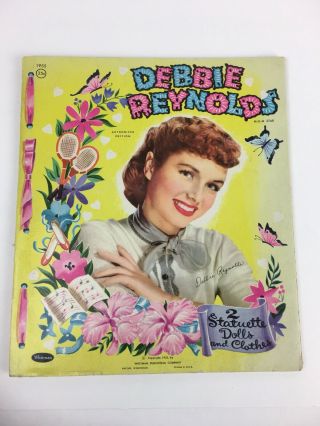 Vintage Debbie Reynolds Paper Dolls 1955 Whitman 1950s