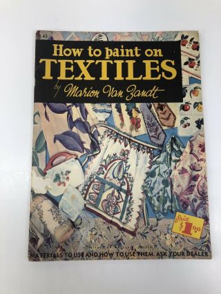 Vintage How to Enamel on Copper Draw on Pastels Paint on Textiles Walter Foster 2