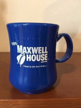 Vintage Maxwell House Melamine Coffee Mug Made In Usa ‘good To The Last Drop’