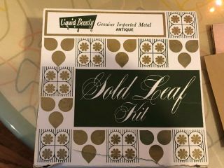 Vintage Harwood Gold Leaf Kit With 25 Sheets With Box (n.  O.  S Stock)
