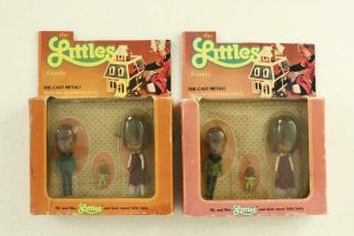 Vintage Nos Miniature Dolls Toy The Littles Black African American Mattel 1980