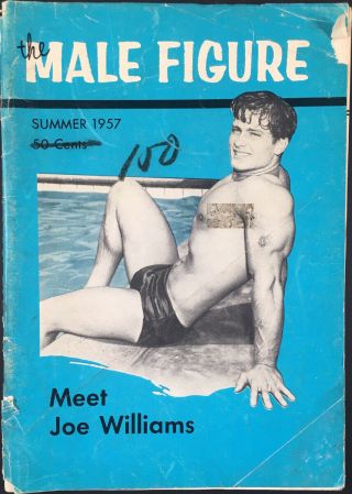 Male Figure 1957 Summer Bruce Los Angeles Joe Williams Vintage Gay Beefcake