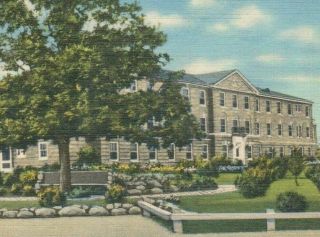 Vintage Linen Postcard Cabarrus County General Hospital North Carolina Nc
