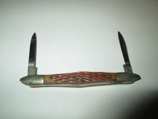 Vintage 2 Blade Japan Marked Small Folding Knife