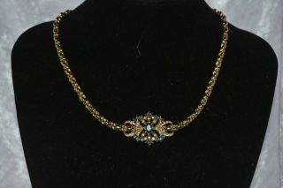Vintage Costume Jewellery Necklace Signed Attwood And Sawyer