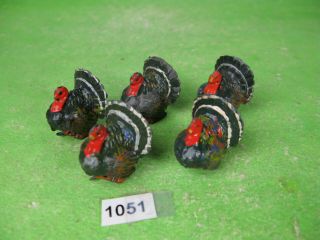 Vintage Britains Lead Farm Turkeys Toy Collectable Models 1051
