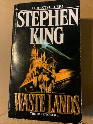 Stephen King The Waste Lands The Dark Tower Iii Vintage Paperback First Signet
