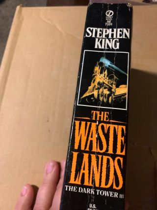 Stephen King The Waste Lands The Dark Tower III Vintage paperback First Signet 3