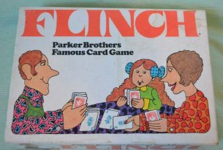 Vintage - 1976 - Parker Brothers - Flinch Card Game - Complete W/ Instructions