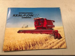 Vintage 1978 Ih International Harvester Axial - Flow Combines Brochure 1400 Series