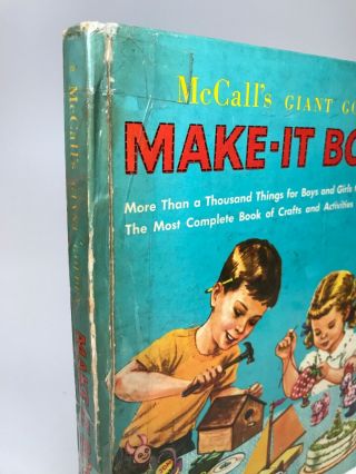McCalls Giant Golden Make - it Book Hardcover 1953 Vintage Summer Projects 2