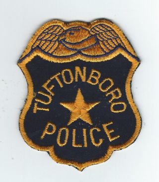 Vintage Tuftonboro,  Hampshire Police (cheese Cloth Back) Patch