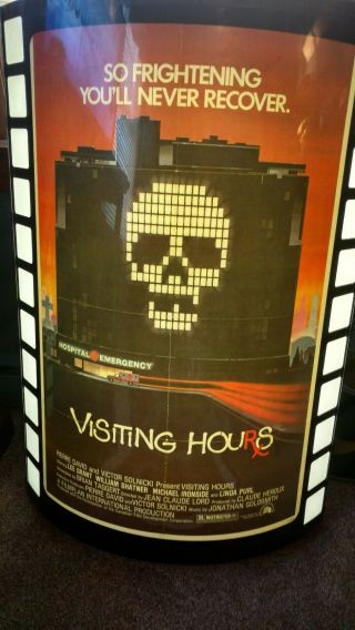 Visiting Hours 27x 41 Vintage Poster Horror William Shatner