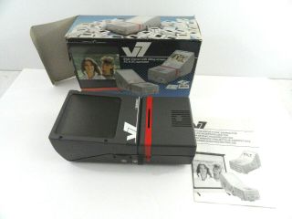 V7 Slide Viewer With Tilting Screen Ac & Dc Powered Vintage On The Go