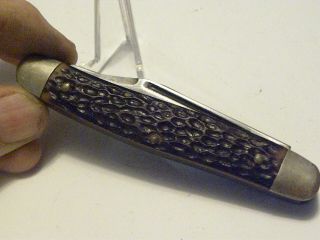 Vintage Kutmaster Utica Ny Usa 3 Blade Stockman Pocket Knife