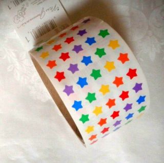 Vintage 1984 Roll Of Mrs Grossmans Micro Stars Stickers