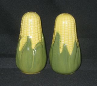Vintage Shawnee Corn King Pattern Tall Salt & Pepper Shakers