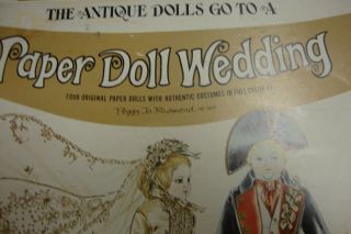 Antique French Doll Paper Dolls & The Antique Dolls Go To a Wedding Rosamond 2