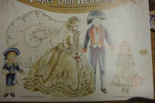Antique French Doll Paper Dolls & The Antique Dolls Go To a Wedding Rosamond 3
