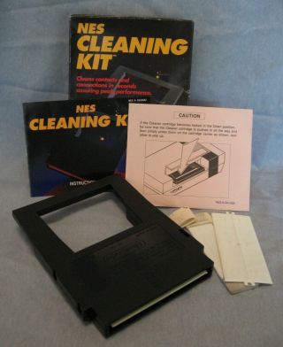 Vintage Nes Cleaning Kit Nintendo Entertainment System 1989 Ships